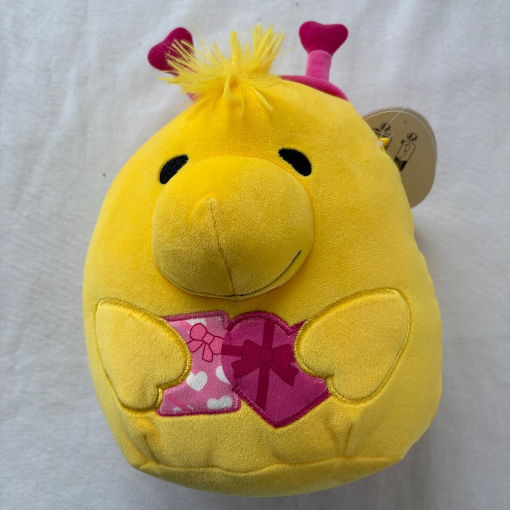 Squishmallows Peanuts Woodstock Valentine 8 inch Heart Headband‎ Plush